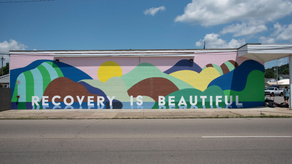 Recovery is Beautiful mural