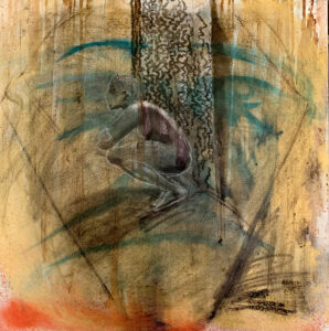 Posturing People painting by jabart (Jarrod Becker)