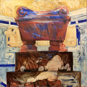 Ci_Git_Here_Lies_Hear_Lies painting by Jarrod Becker