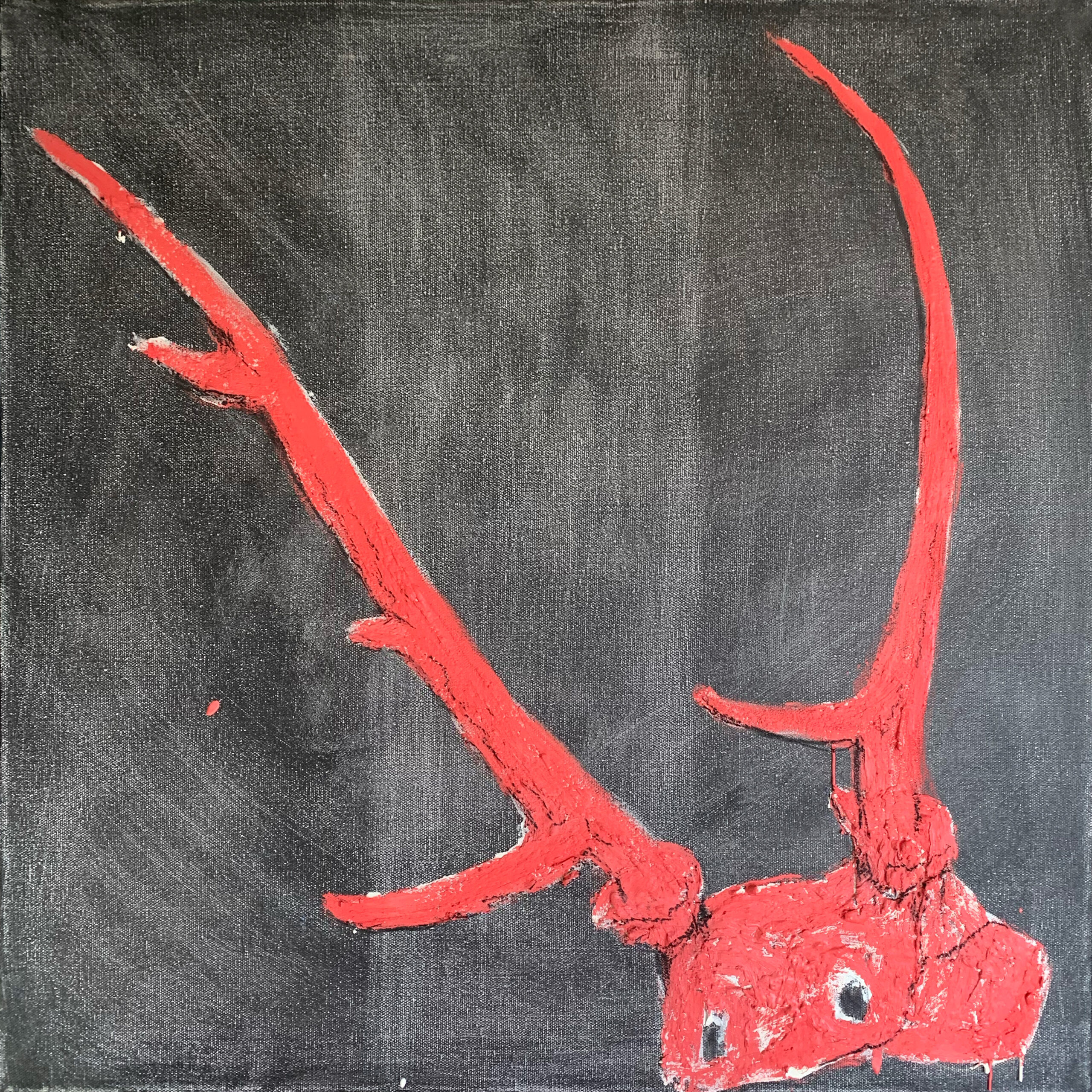 Red Deer painting by jabart (Jarrod Becker)